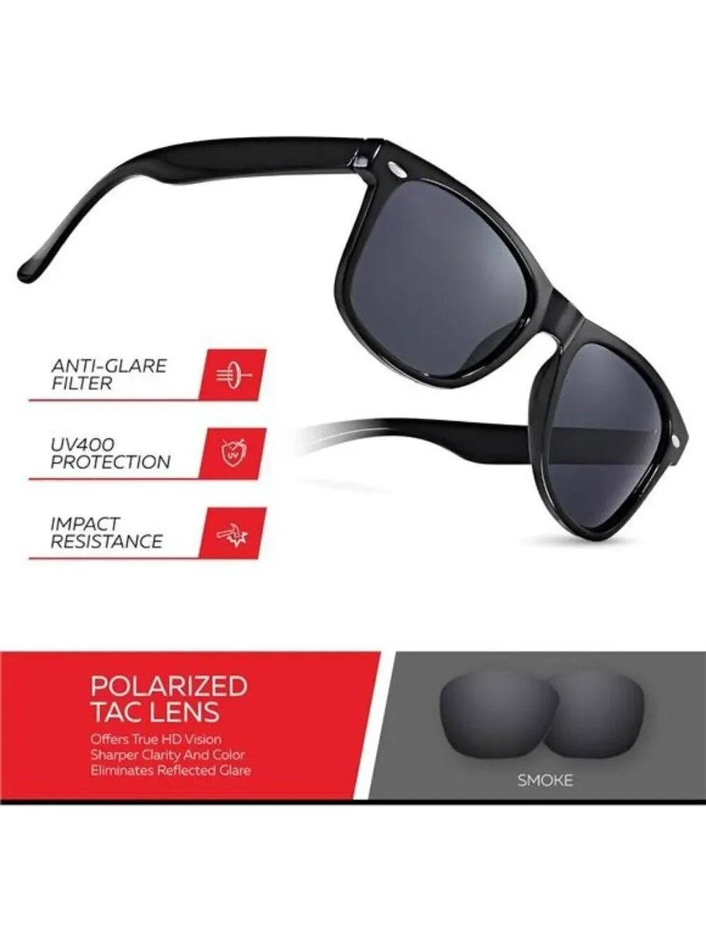 Retro Rewind Polarized Sunglasses Men Women Classic UV400 Vintage Shades
